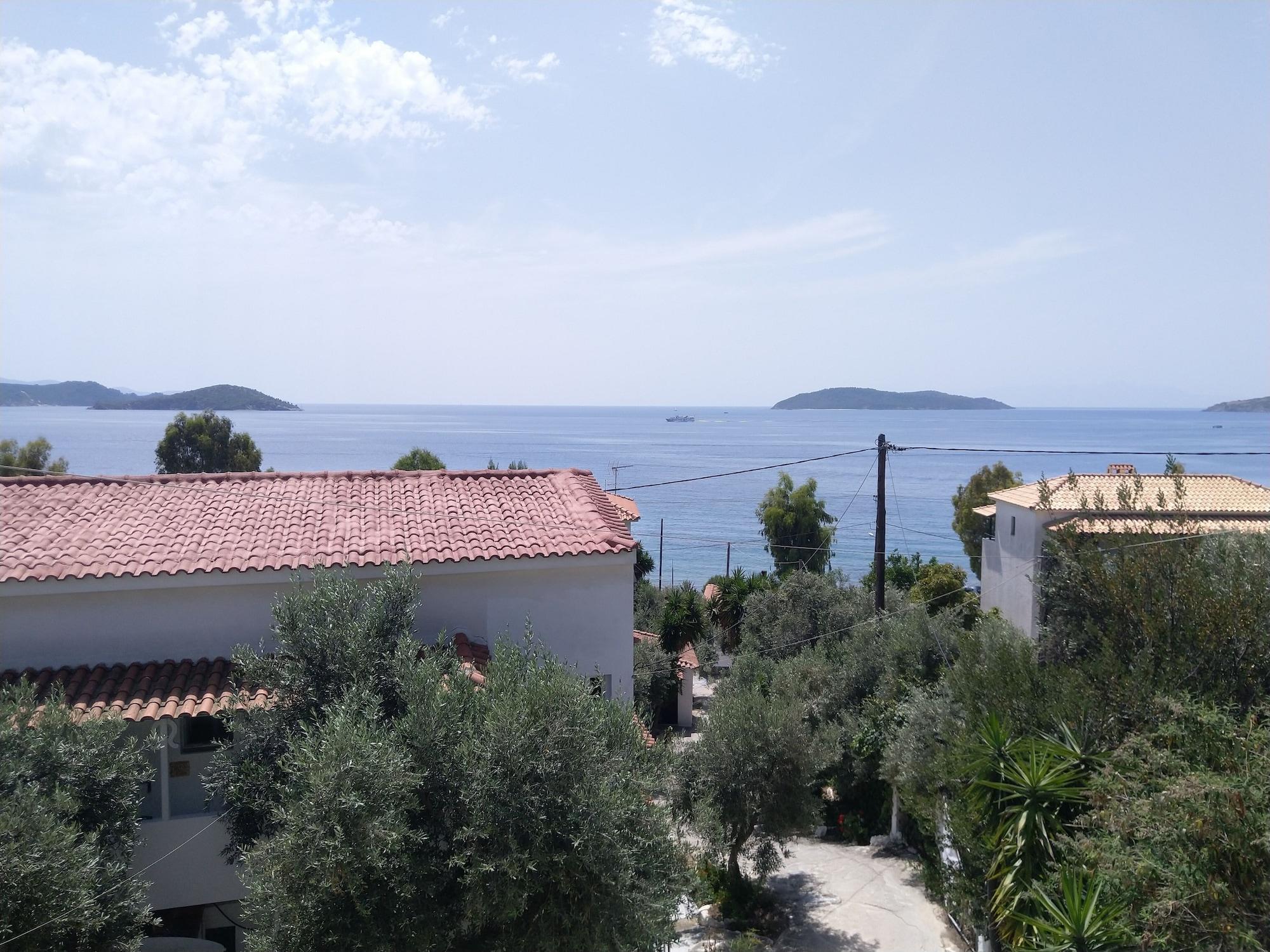 Amaranthos Skiathos View Megali Ammos  Dış mekan fotoğraf