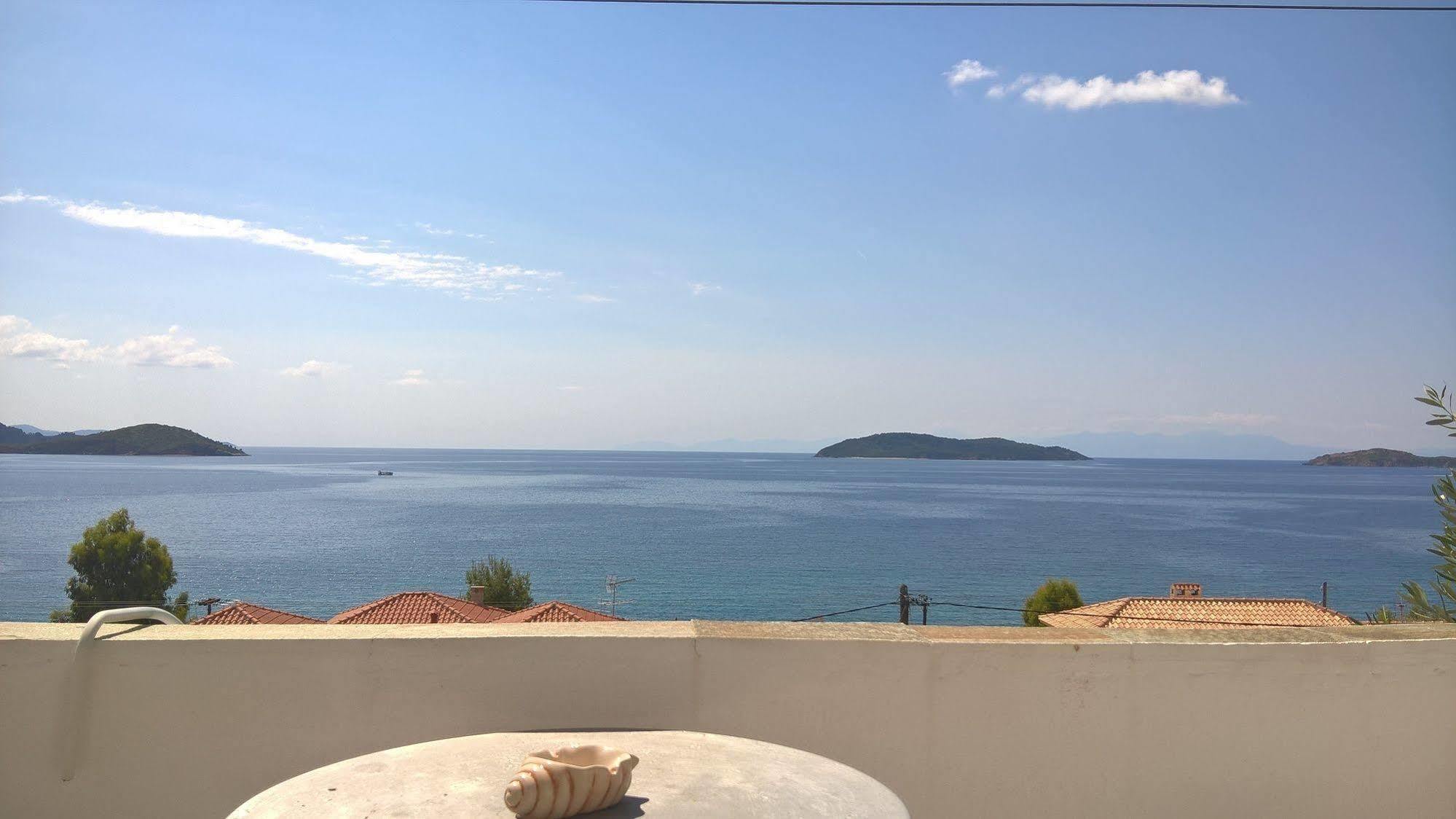 Amaranthos Skiathos View Megali Ammos  Dış mekan fotoğraf